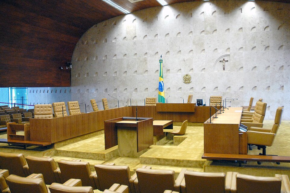 Plenário do Supremo Tribunal Federal em Brasília