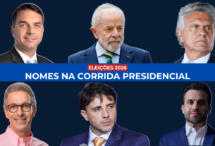 Principais candidatos à Presidência da República nas Eleições 2026