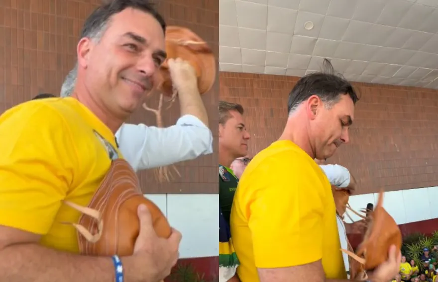 Flávio Bolsonaro inicia agenda de campanha no Nordeste com visita a Alagoas