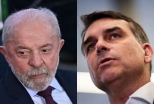 Lula e Flávio Bolsonaro realizam atos simultâneos no Rio de Janeiro
