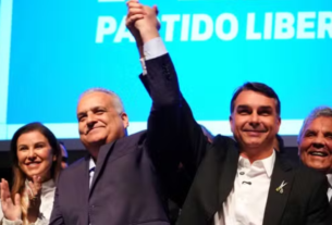 Flávio Bolsonaro durante agenda política nas eleições de 2026