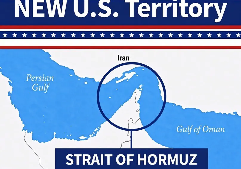 Trump declara Estreito de Ormuz como novo território norte-americano
