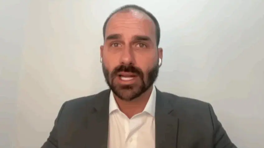 Eduardo Bolsonaro articula nos Estados Unidos retorno de sanções contra Alexandre de Moraes