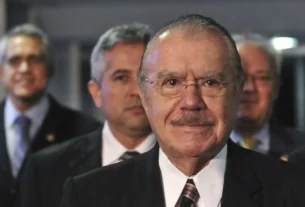 Ex-presidente José Sarney é internado para tratamento de pneumonia