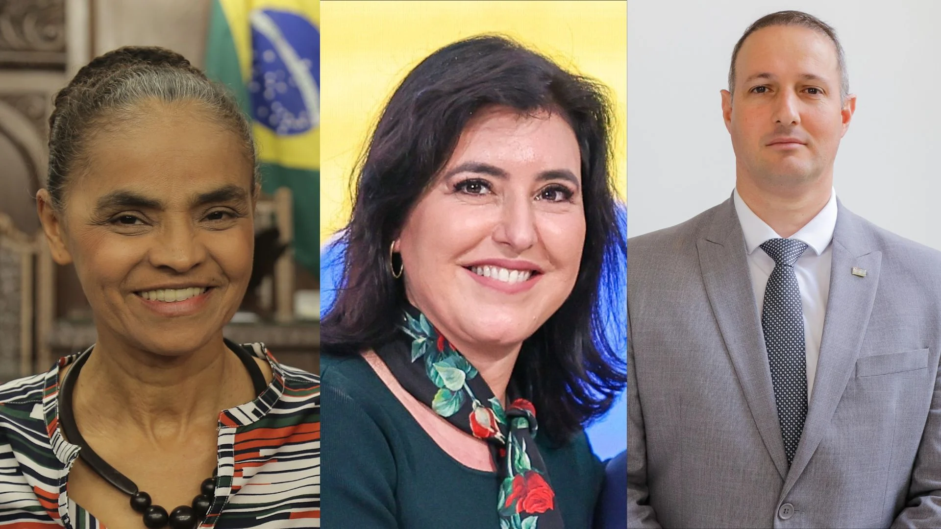 Marina Silva, Guilherme Derrite e Simone Tebet aparecem empatadas na corrida ao Senado por SP