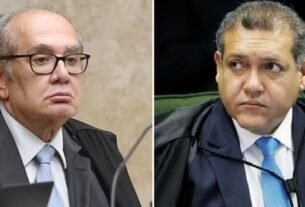 Tensão no STF: mensagens revelam embates entre Gilmar Mendes, Fux e Nunes Marques