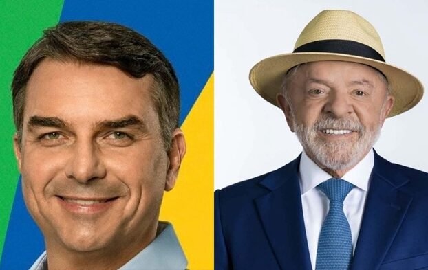 Flávio Bolsonaro e Lula disputarão o segundo turno das eleições presidenciais